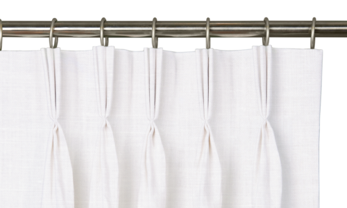 Custom Drape - Triple pinch - Soft Snow - 0 " width x 0 " height